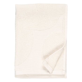 Serviettes de bain, Serviette de bain Unikko Solid, 70 x 150 cm, ivoire, Blanc