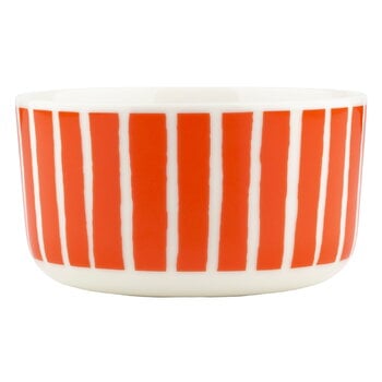 Marimekko Oiva - Piccolo bowl, 5 dl, white - orange