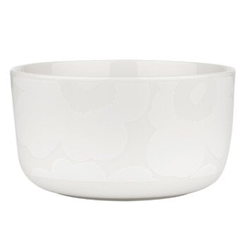 Bowls, Oiva - Unikko bowl, 5 dl, off-white - white, White