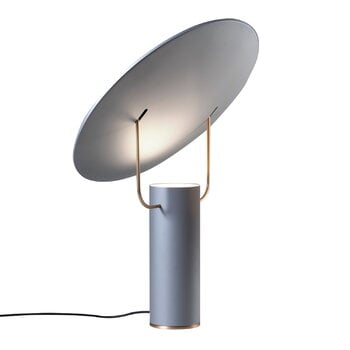Martinelli Luce TX1 Luxury table lamp, L, grey - brass