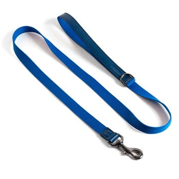 Pet accessories, Colour Block lead, navy - grandala blue, Blue