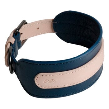 Pet accessories, Arch Wide collar, navy - natural, Beige