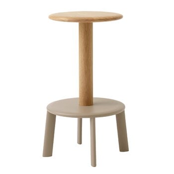 Bar stools & chairs, Massif AV39 counter stool, oak - grey beige, Beige