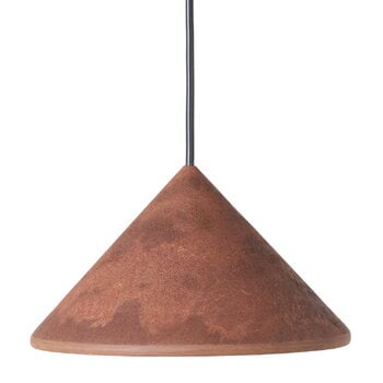 Lampade a sospensione, Lampada a sospensione Terra, rifiuti di caffè rosso ruggine, Marrone