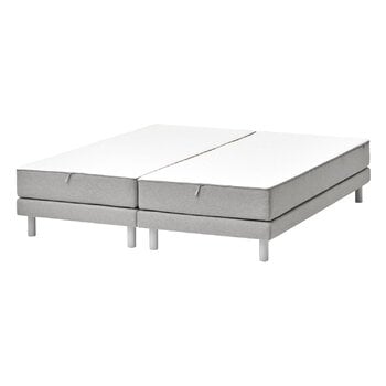 Bed frames, Aina bed, 180 x 200 cm, light grey, Gray
