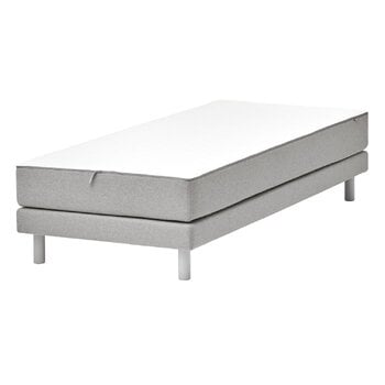 Matri Aina bed, 90 x 200 cm, light grey