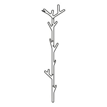 Maze Branch wall hanger, black