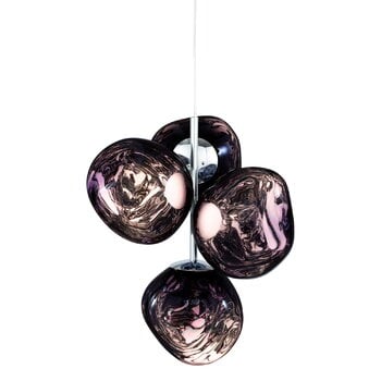 Pendant lamps, Melt Chandelier Mini pendant, LED, smoke, Gray