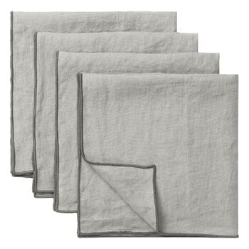 Tameko Merrow napkin, 50 x 50 cm, set of 4, dark grey