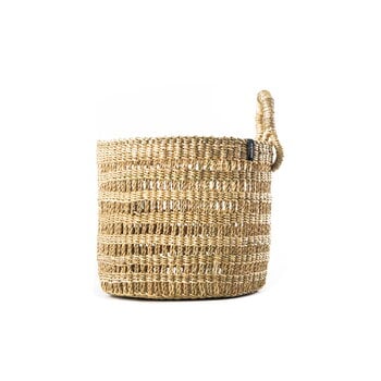 Mifuko Bolga basket with loop XS, natural