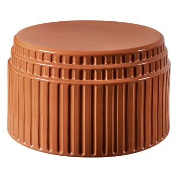 Miniforms Kolos coffee table, terracotta glazed