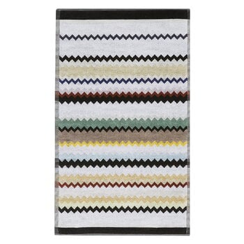 Asciugamani, Asciugamano Curt, 40 x 70 cm, 160 nero multicolore, Nero