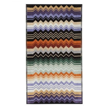 Asciugamani, Asciugamano Giacomo, 40 x 70 cm, 165 verde multicolore, Multicolore