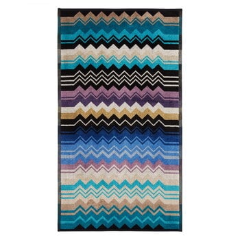 Asciugamani, Asciugamano Giacomo, 40 x 70 cm, 170 turchese multicolore, Multicolore