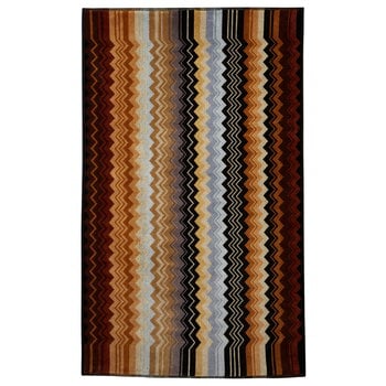 Teli da doccia, Asciugamano Giacomo, 70 x 115 cm, 160 nero multicolore, Nero