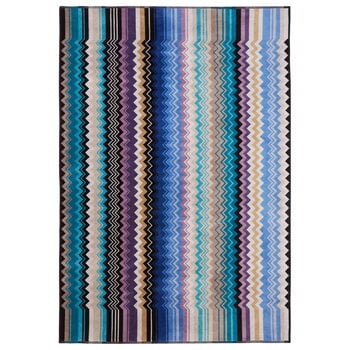 Teli da doccia, Telo da bagno Giacomo, 100 x 150 cm, 170 turchese multicolore, Multicolore