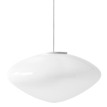 Lampade a sospensione, Lampada a sospensione Mist AP16, bianco opaco - vetro opale, Bianco