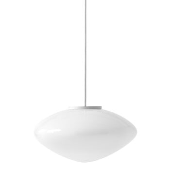 Lampade a sospensione, Lampada a sospensione Mist AP15, bianco opaco - vetro opale, Bianco