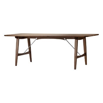 Carl Hansen & Søn BM1160 Hunting dining table, oiled walnut - steel