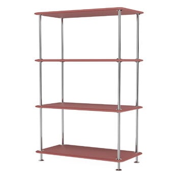 Bookcases, Montana Free 300000 shelf, 231 masala - chrome, Silver