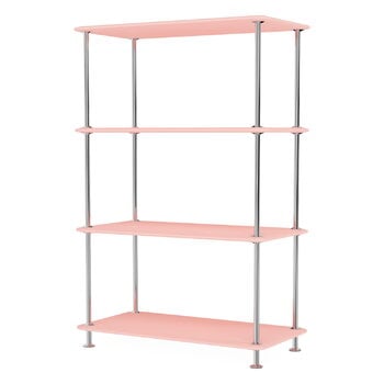 Bookcases, Montana Free 300000 shelf, 167 ruby - chrome, Silver