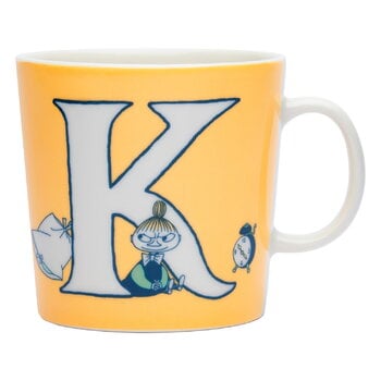 Cups & mugs, Moomin mug 0,4 L, ABC, K, Yellow