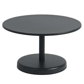 Muuto Table basse Linear Steel, 70 cm, noir