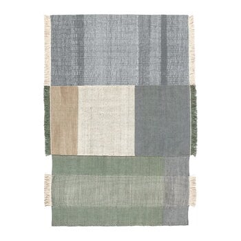 Tapis en laine, Tapis Tres, salvia, Gris