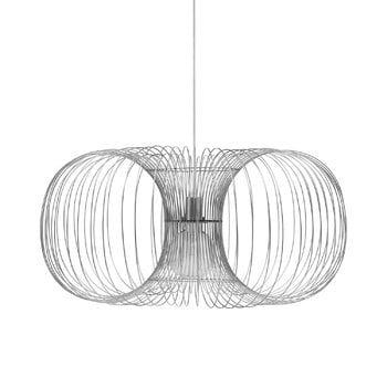 Normann Copenhagen Coil pendant, 90 cm, stainless steel