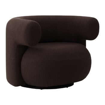 Normann Copenhagen Fauteuil lounge Burra, pivotant avec retour, UDA06