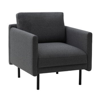 Normann Copenhagen Rar armchair, Re-born dark grey, product image