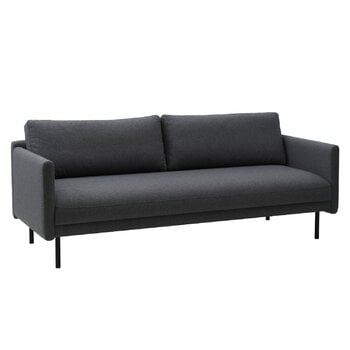 Sofas, Rar Sofa, 3-Sitzer, Re-born dunkelgrau, Grau