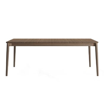 Northern Expand dining table, 200 x 90 cm, extendable, smoked oak