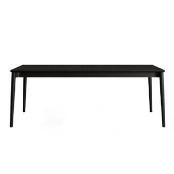 Northern Expand dining table, 200 x 90 cm, extendable, black oak