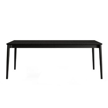 Dining tables, Expand dining table, 200 x 90 cm, extendable, black oak, Black