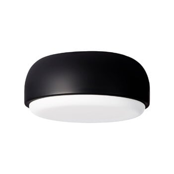 Plafoniere, Lampada da parete/soffitto Over Me, 30 cm, nero opaco, Nero