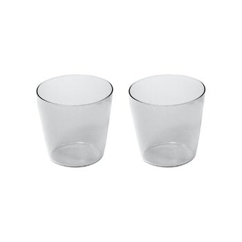 Verres, Verre à lait, 2 pièces, transparent, Transparent