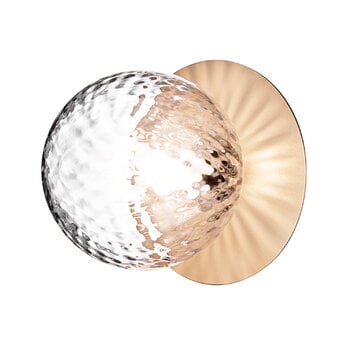 Nuura Liila 1 wall/ceiling lamp, small, nordic gold - optic clear, product image