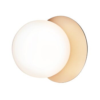 Nuura Liila 1 wall/ceiling lamp, small, Nordic gold - opal