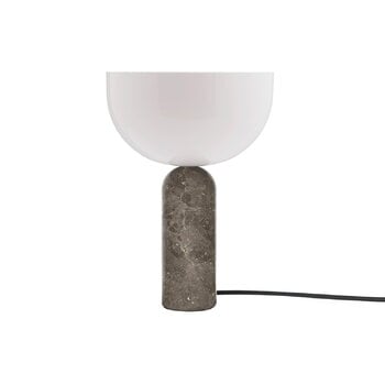 New Works Kizu table lamp, small, grey marble