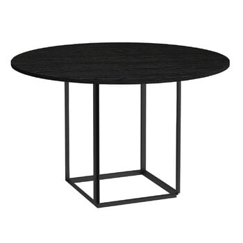 Dining tables, Florence dining table 120 cm, black - black stained ash, Black