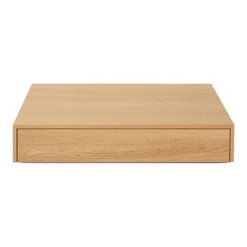 New Works Mass Wide coffee table with drawer, oak, product image