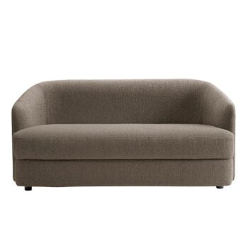 New Works Covent Sofa, Zweisitzer, Tief, Dunkles Taupe