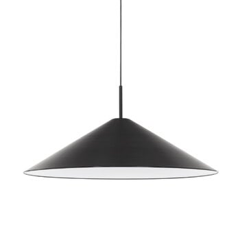 Lampade a sospensione, Lampada a sospensione Brolly, 70 cm, nero anodizzato, Nero