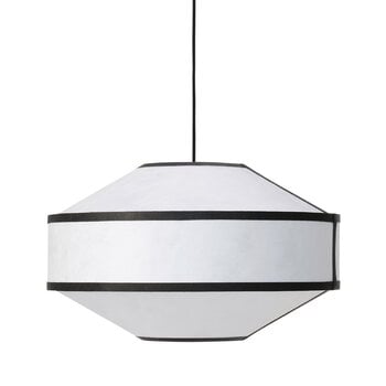 Pendant lamps, Kite pendant, 55 cm, white - black, White