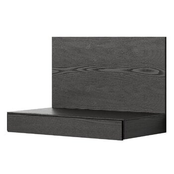 New Works Tana wall mounted desk, black stained oak, product image