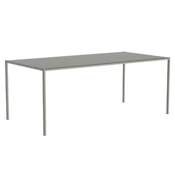 Nine Sine dining table, 189 x 94,5 cm, grey
