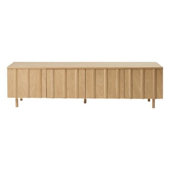 Sideboards & dressers, Rib sideboard, low, 175 cm, oak, Natural