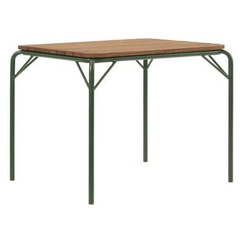 Normann Copenhagen Vig matbord, 90 x 80 cm, robiniaträ - mörkgrön