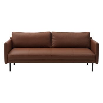 Normann Copenhagen Rar soffa, 3-sits, konjaksfärgat Omaha Leather